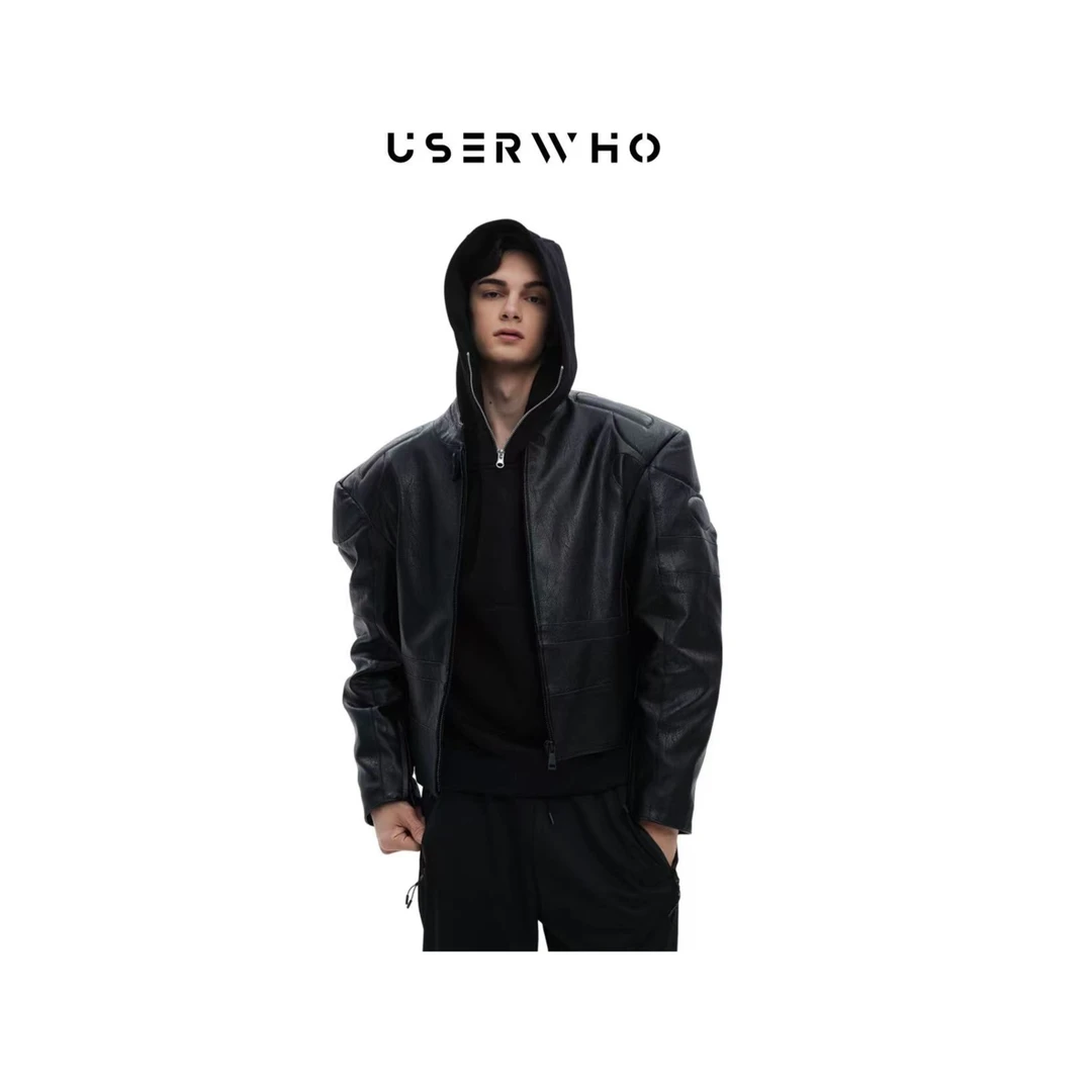 USERWHO幼虎纵横四海EA 重工美式立体垫肩自热加绒