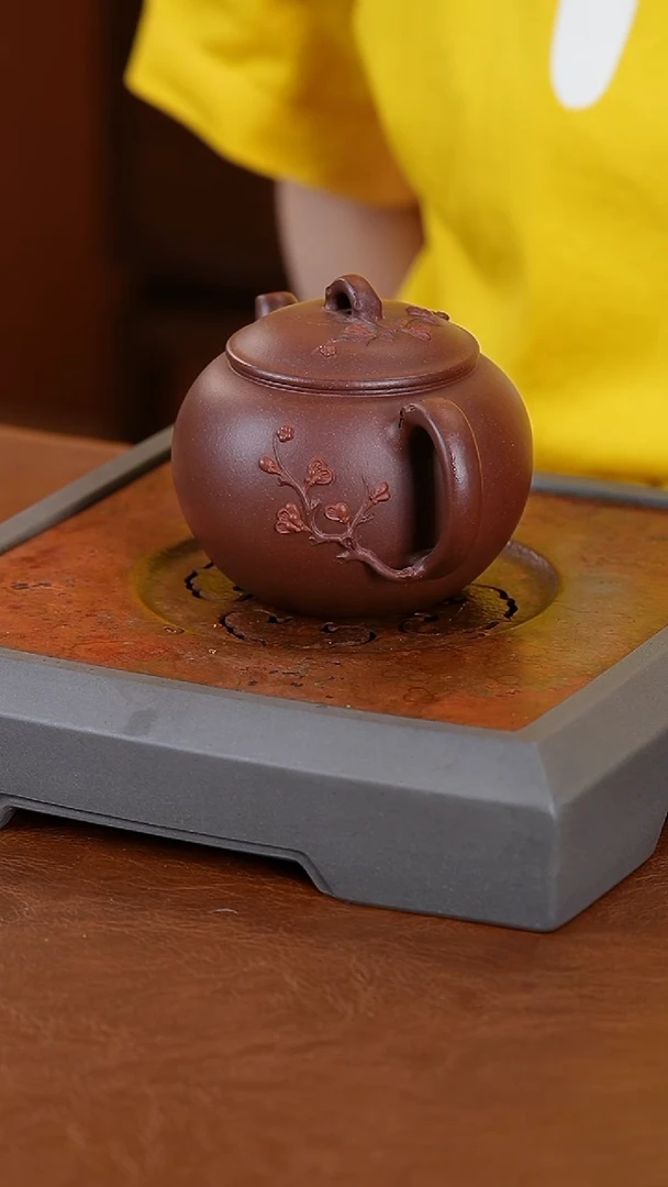茶壶紫砂范振梅花壶