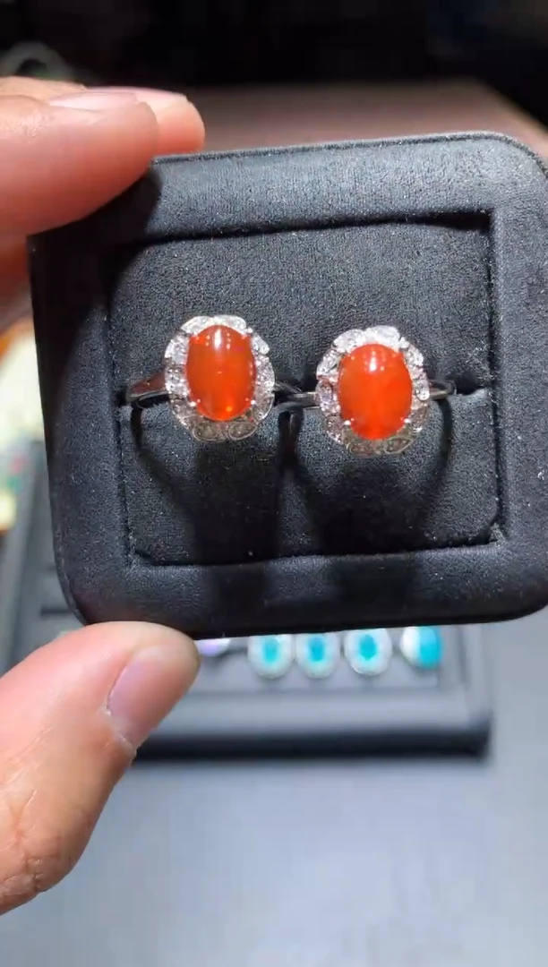 【闪购商品】欧泊戒指未镶嵌G58【多样性发其一】