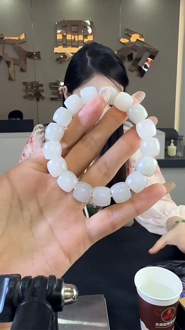 手串未镶嵌和田玉手串约卡12多样性拍一发一