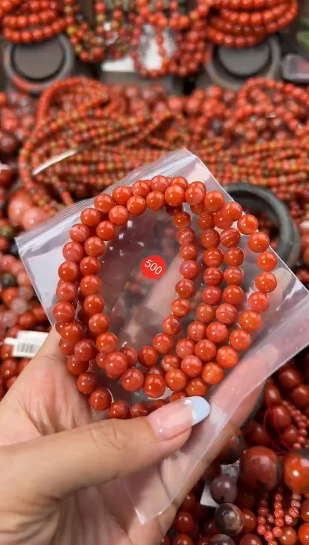 未镶嵌手串南红玛瑙7+