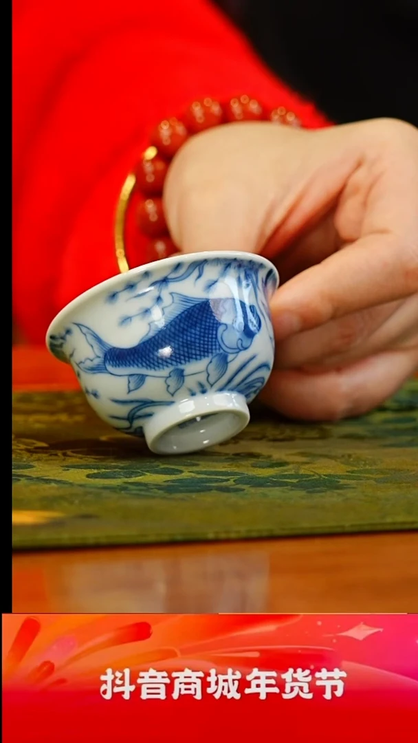 【闪购商品】33号青花青花鱼迷你压手@@wyhg20