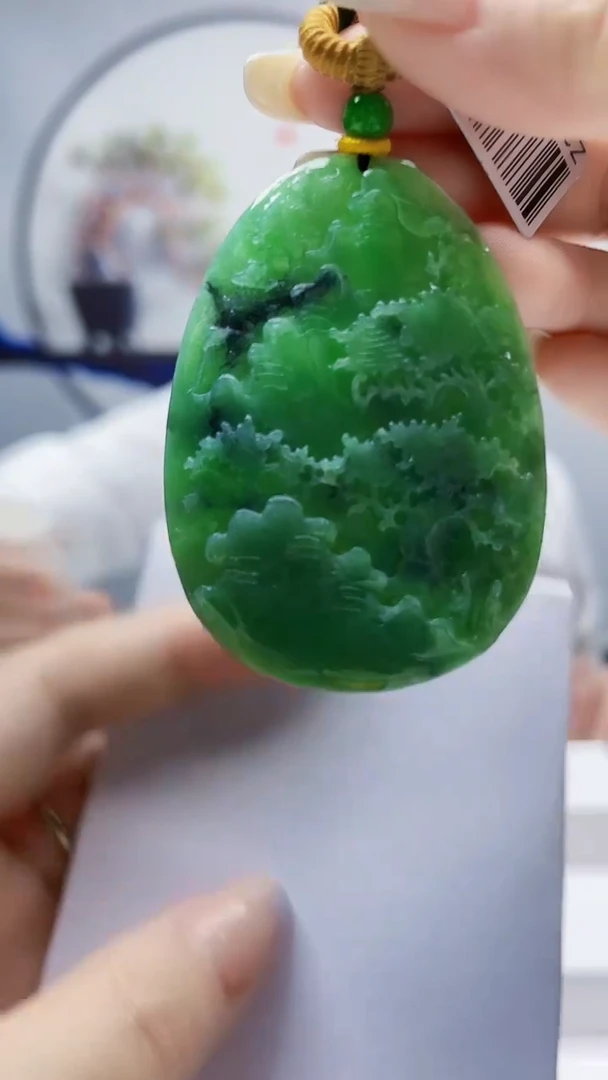 未镶嵌定制翡翠毛货-挂件18