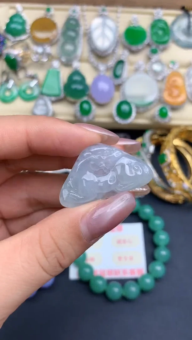 颈饰未镶嵌翡翠147-中国好珍宝