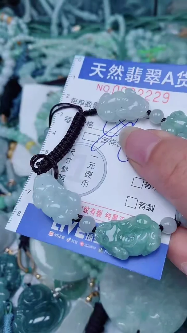 翡翠未镶嵌颈饰00002229