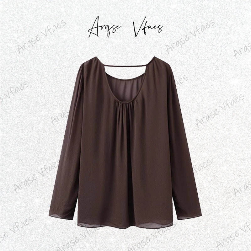 [ARQSEVFAES正品]—2025夏季网纱微透长袖防晒衫两件套女50515012