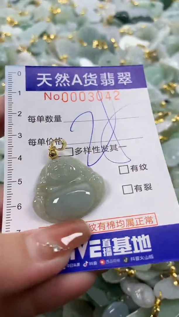 颈饰未镶嵌翡翠天然A货翡翠