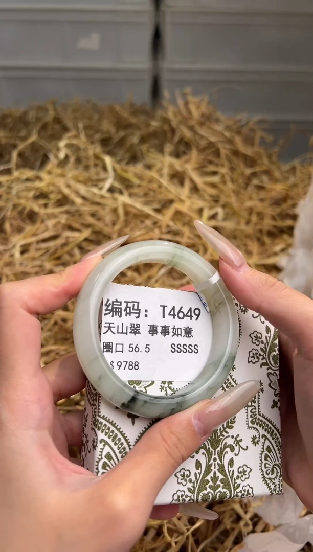 未镶嵌手镯石英质玉T4649