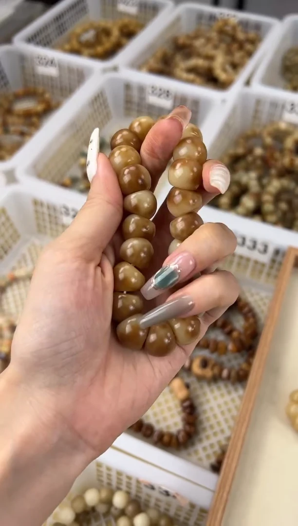 手串菩提根/象牙果卡14花生酥猪大肠手串327