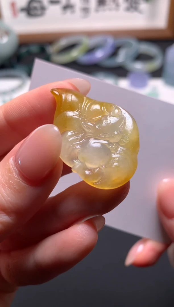 未镶嵌定制翡翠36*24.6*4.5