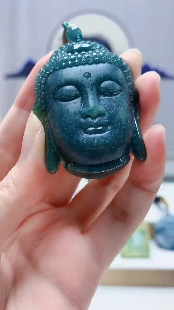 未镶嵌定制翡翠4852zm-毛货挂件人物76