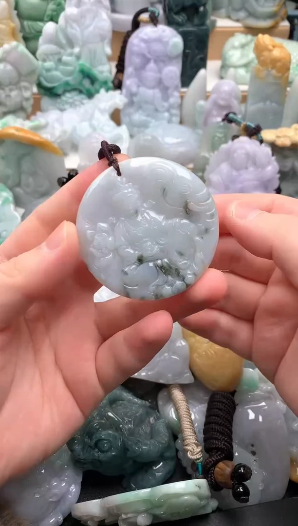 吊坠(不含链)未镶嵌翡翠1