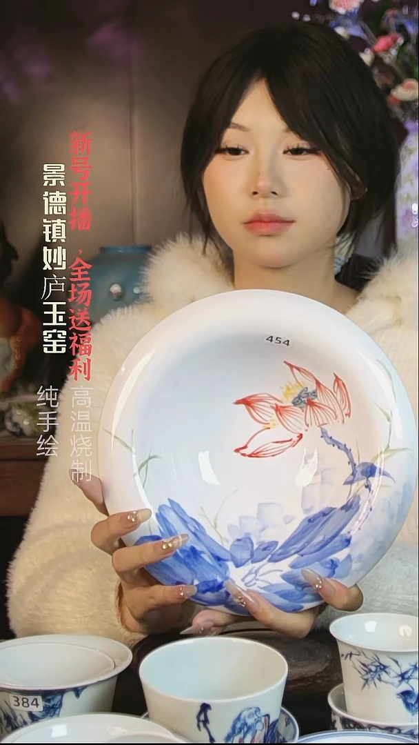 盘妙庐玉窑大宋韵碗454