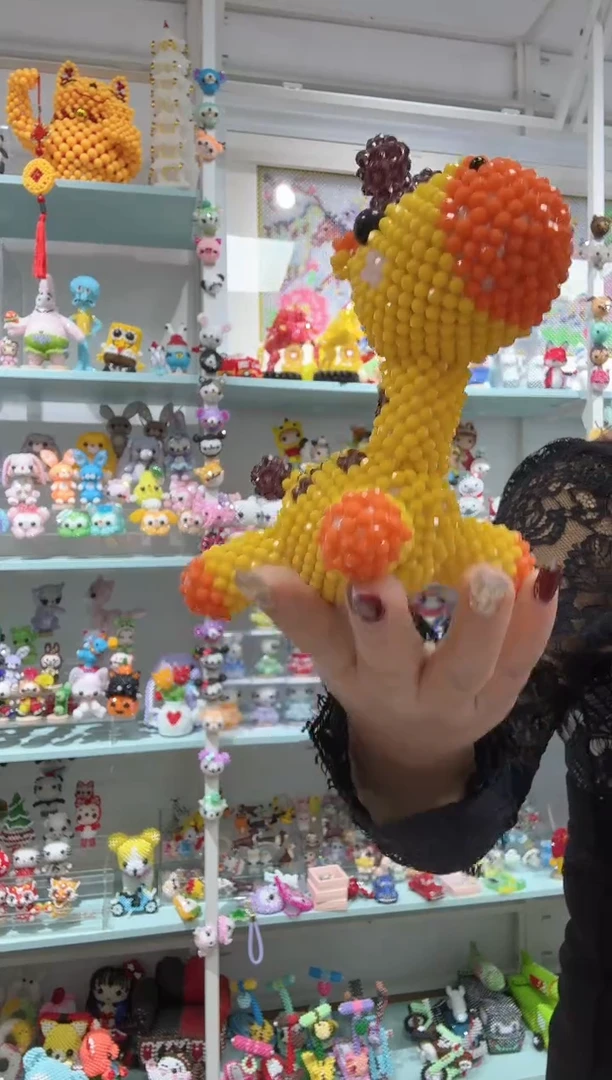 玻璃1248卡4水晶小胖鹿材料包1套