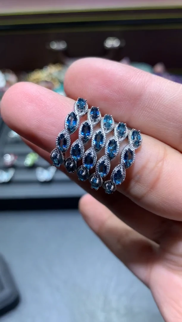 【闪购商品】托帕石戒指未镶嵌L36【多样性发其一】