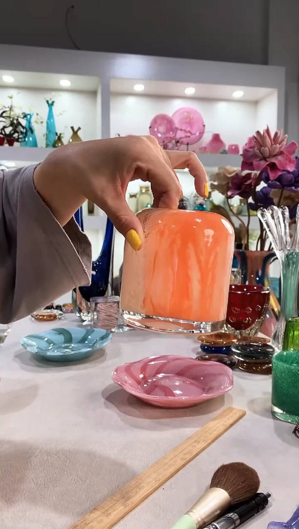 慕忆家手作琉璃花瓶