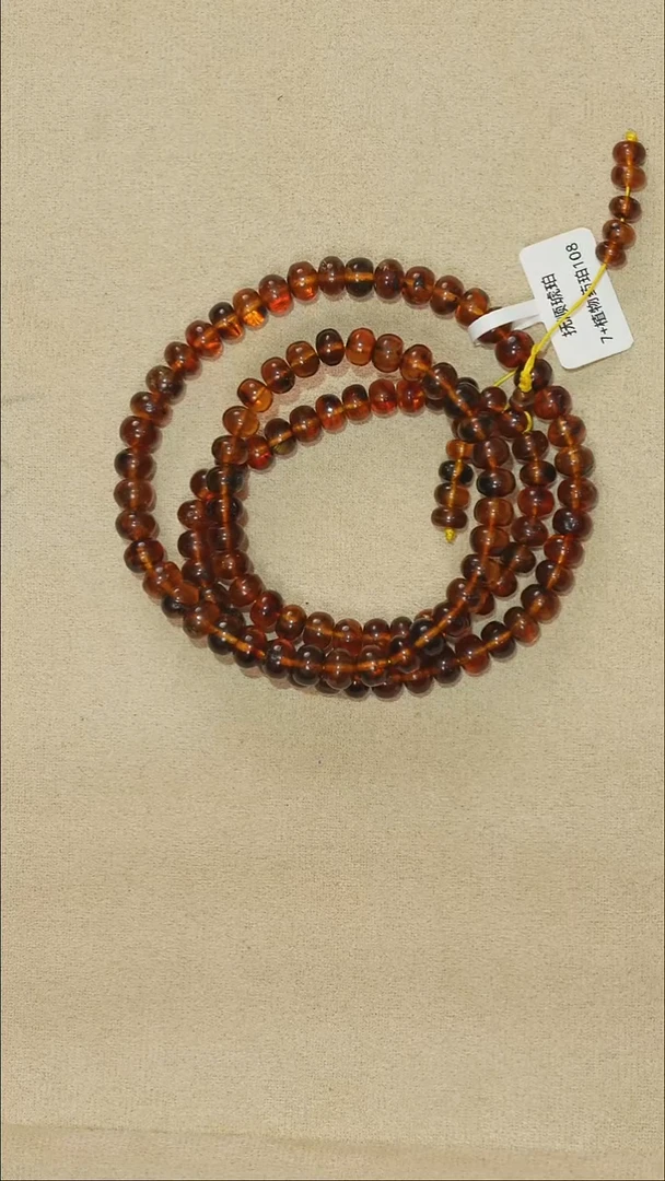 琥珀颈饰未镶嵌7m20-119
