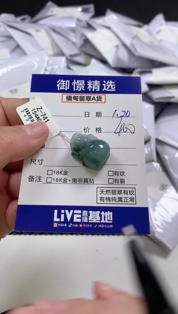 【闪购商品】翡翠颈饰未镶嵌41