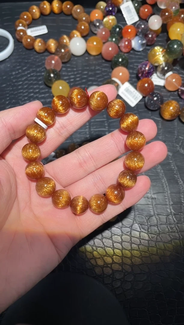 【闪购商品】水晶手链未镶嵌单圈发晶A12(多样性发其一）