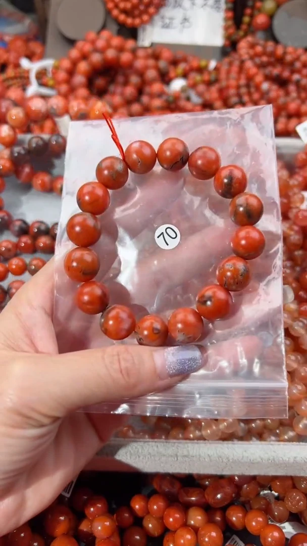【闪购商品】南红玛瑙手串未镶嵌13+