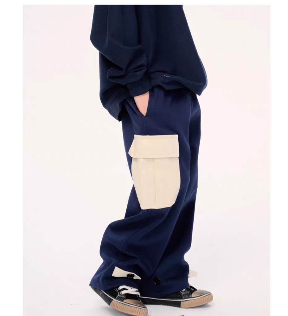 2465男童运动裤宽松休闲裤儿童卫裤中大童直筒裤子