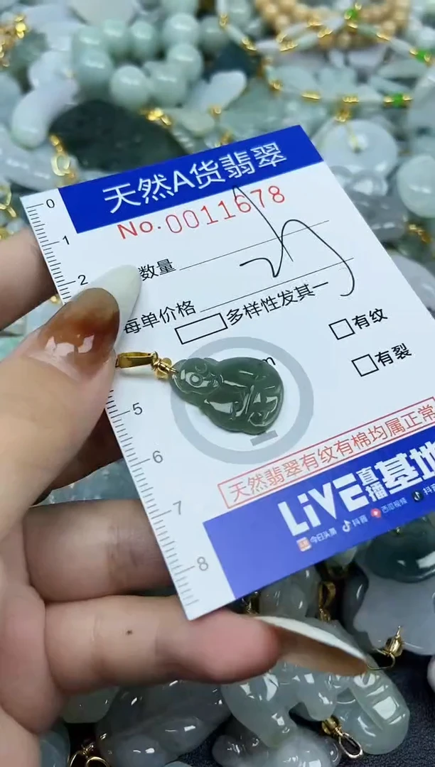【闪购商品】翡翠颈饰未镶嵌天然A货翡翠