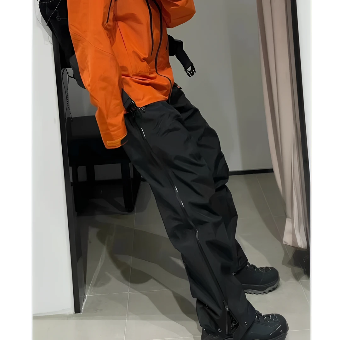 芙沿FUYAN冲锋裤男女同款防风防水户外徒步登山