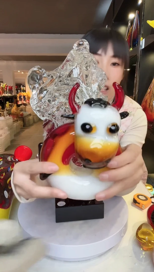 【闪购商品】茶盏琉璃摆件家居摆件