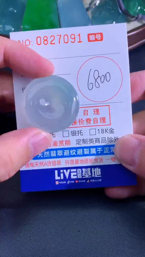 颈饰未镶嵌翡翠天然A货翡翠