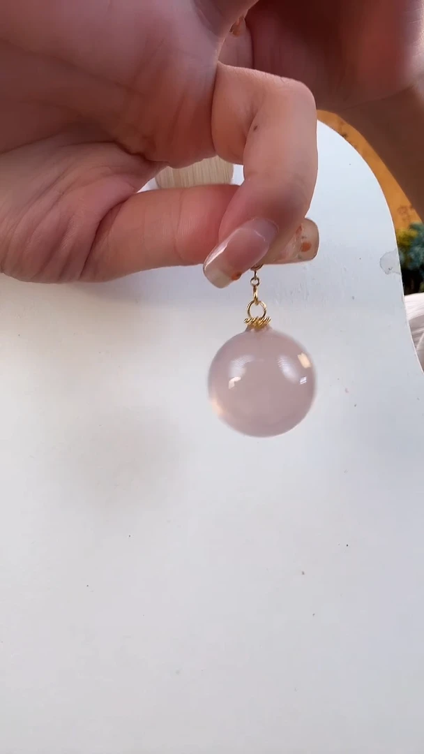 颈饰18K金镶嵌水晶西****母项链约26mm