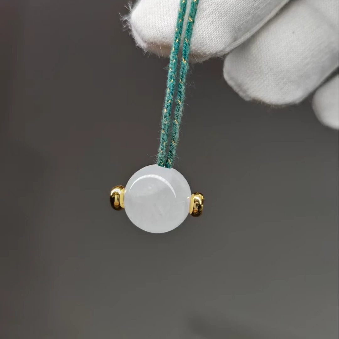 【聽風記出品】白幽灵水晶文玩三通13MM