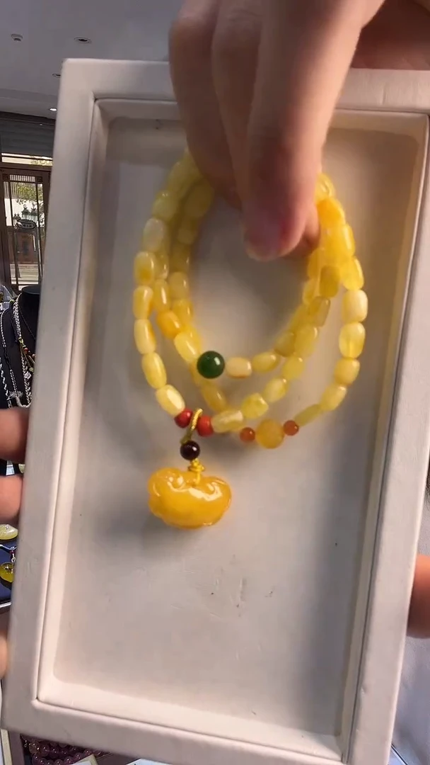 手串蜜蜡未镶嵌蜜蜡手串