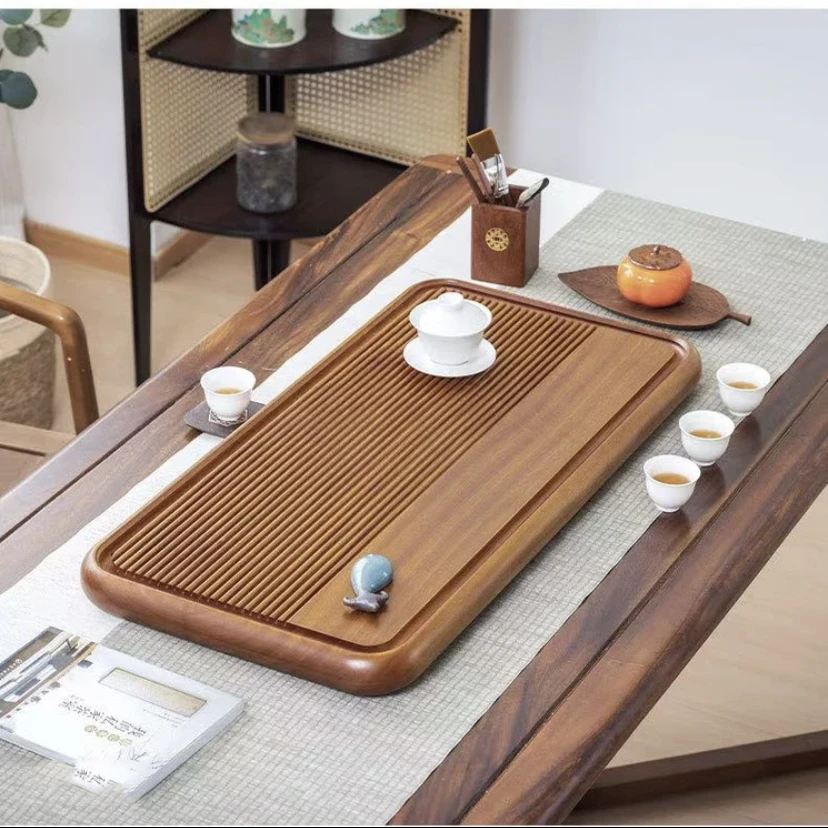 70*35*5.0花梨木茶盘实木家用茶台泡新款整块办公室功夫排水茶海