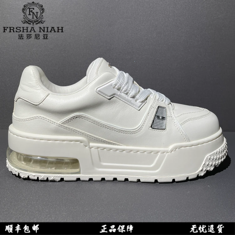 法莎尼亚厚底板鞋子男款爆款2025新款低帮高级感韩版运动休闲男鞋