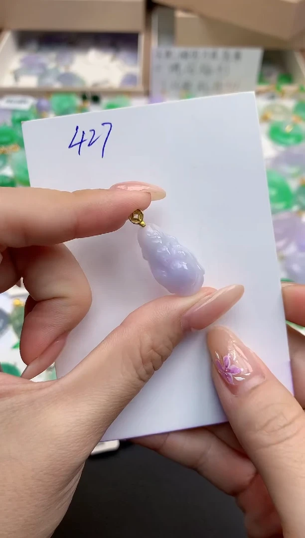 颈饰未镶嵌翡翠天然缅甸A货翡翠