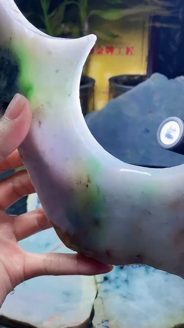 未镶嵌挂件翡翠小雨461