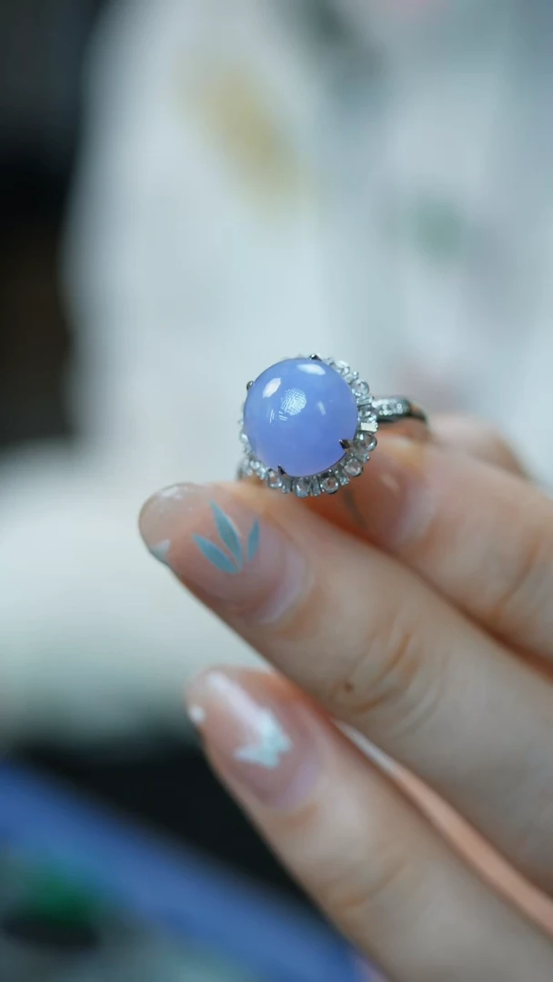 18K金镶嵌戒指翡翠40-戒指/姿/1