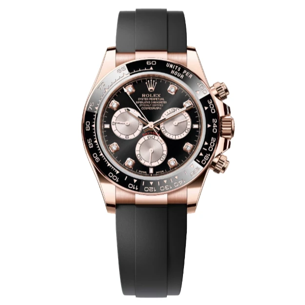未使用 Rolex/劳力士 全套/迪通拿/126515/40mm/玫瑰金钻刻/胶带