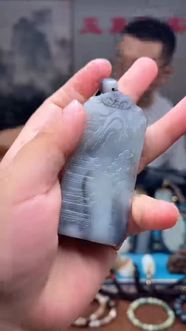 和田玉未镶嵌挂件1