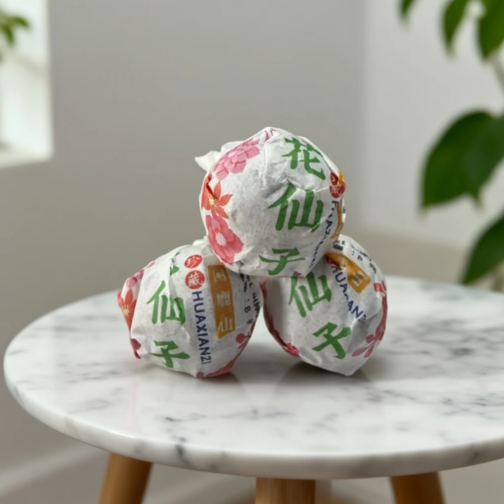 2026年 困鹿山【花仙子】茶花与细叶的结合 龙珠8克/颗(普洱茶区)
