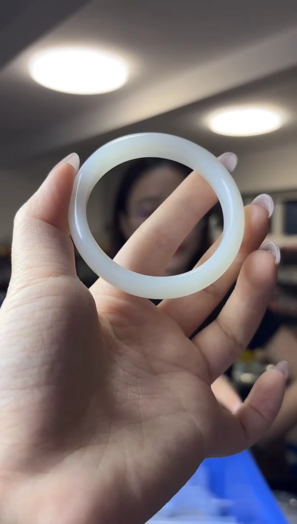 未镶嵌手镯和田玉圈口51*（多样性发一件）