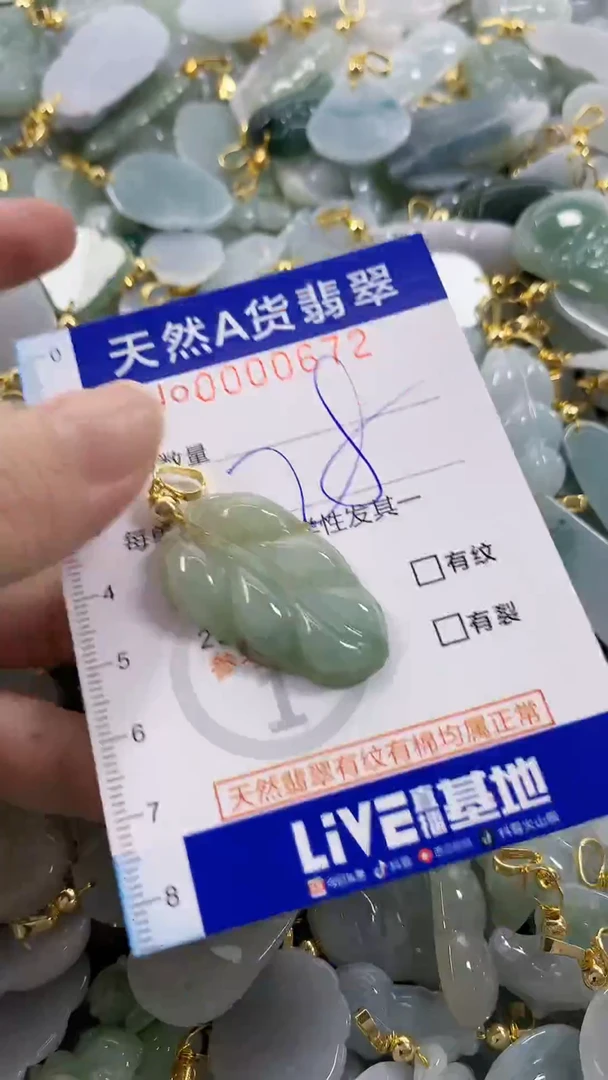 颈饰未镶嵌翡翠天然A货翡翠