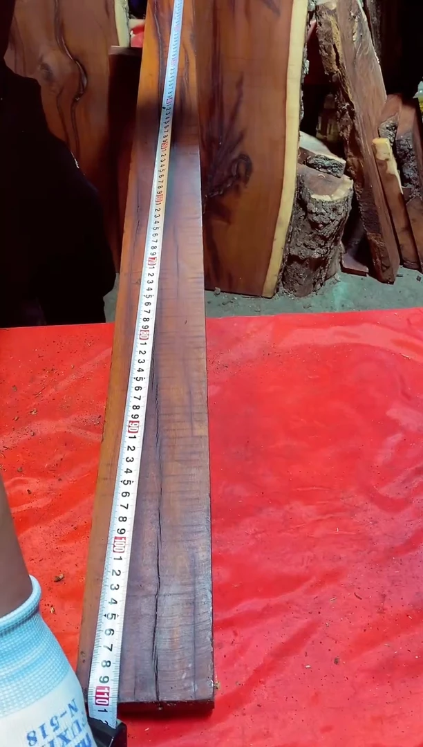 枣木【14】号原木段，长110cm宽8.6cm