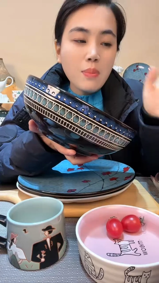 【闪购商品】瓷片9英寸碗  微瑕介意勿拍