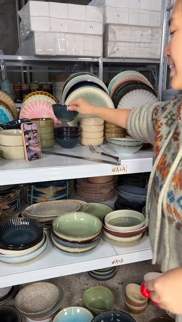 陶瓷外贸尾货瑕疵满20包邮X4米饭碗E1D