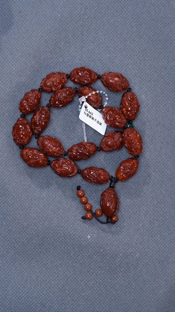 橄榄核手串14财神手持19颗