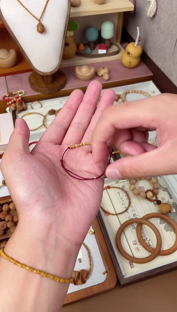 五福竹节手串一物一拍红绳款