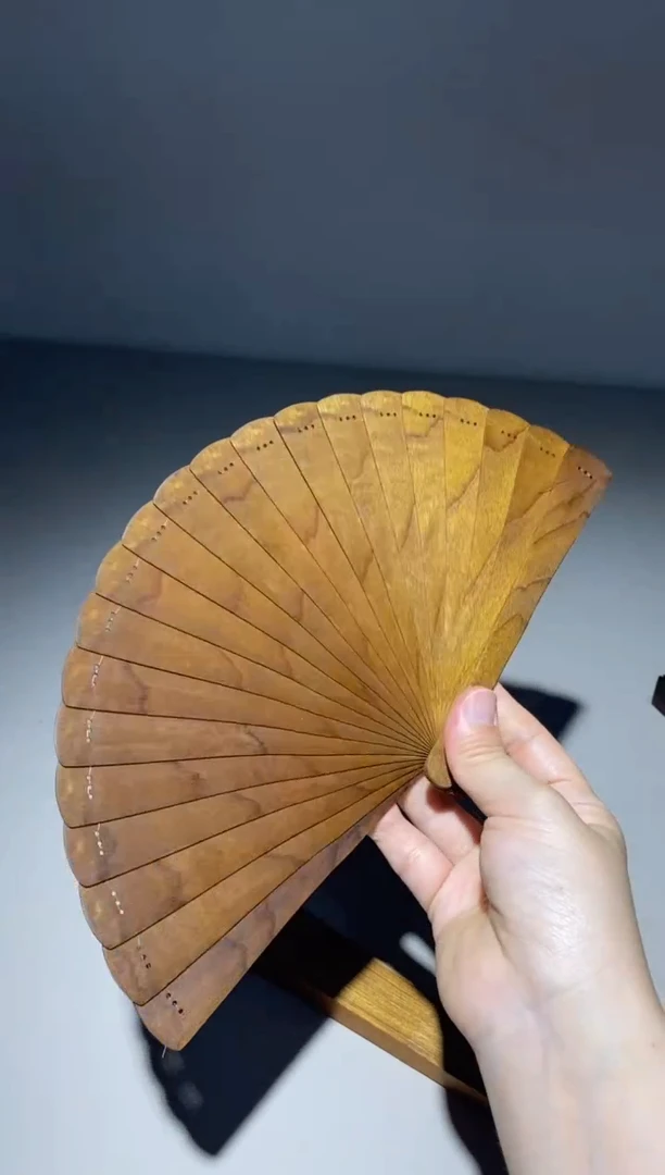 金丝楠16cm金丝楠木小叶桢楠扇红油老料