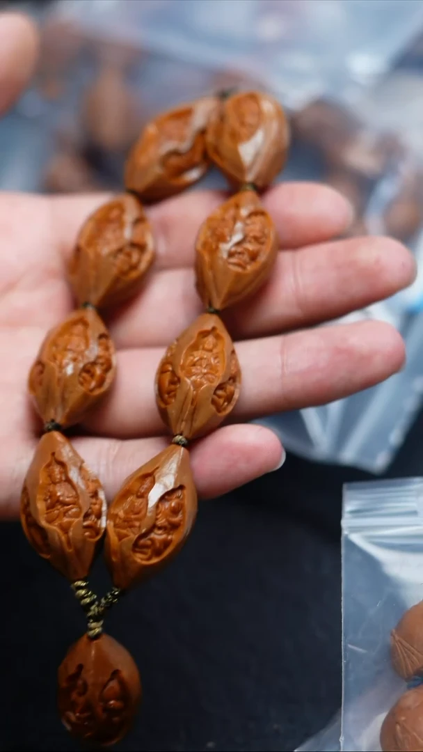 手串/手链橄榄核橄榄核，微花处理