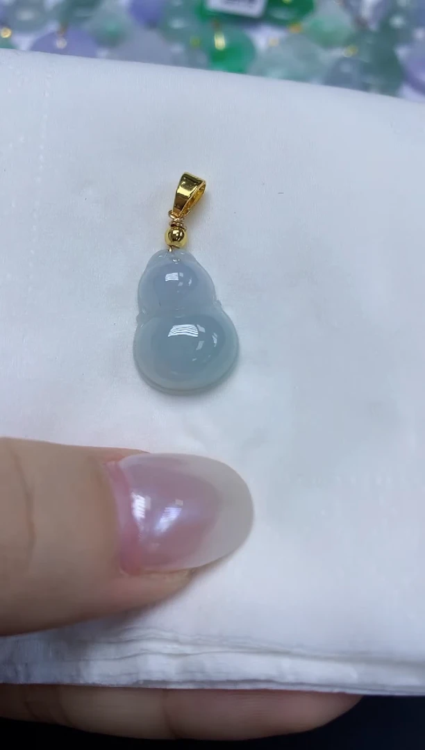 翡翠未镶嵌颈饰天然缅甸翡翠A货